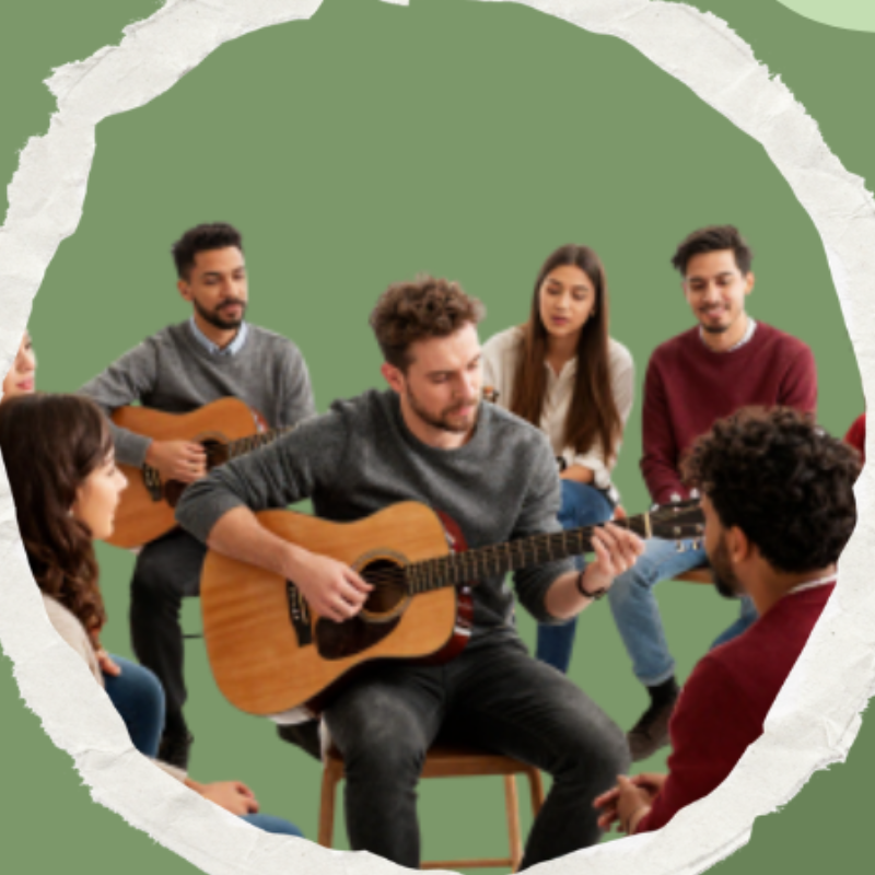 Musicians crafting a custom song